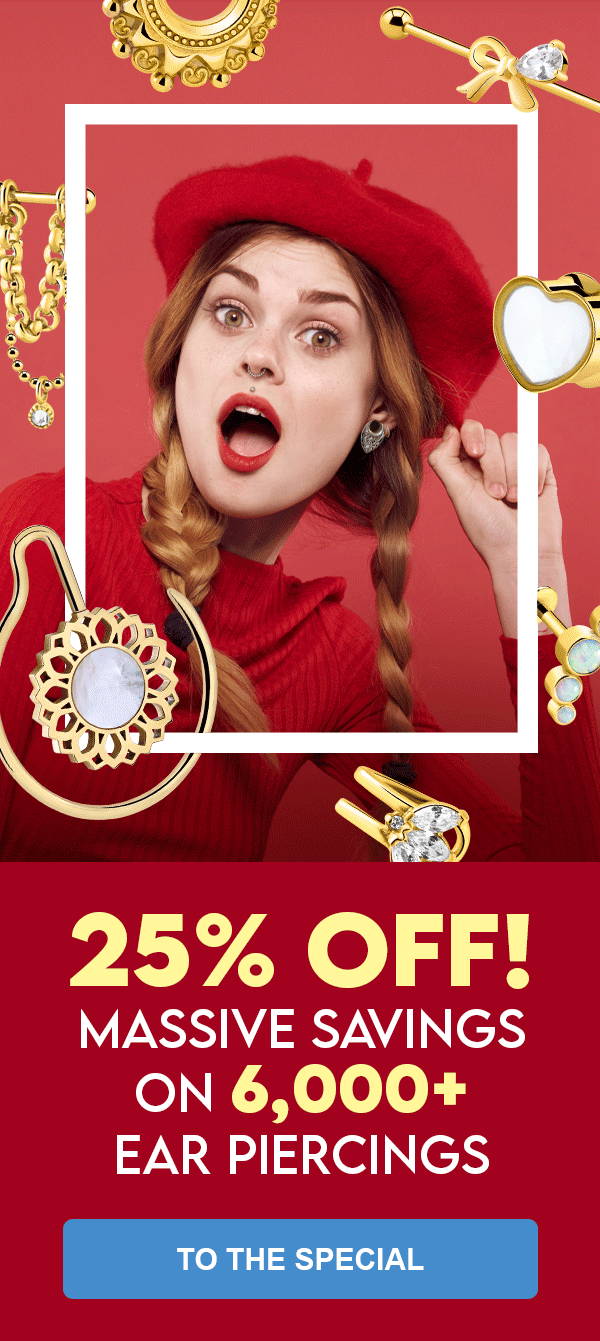 😍 Your ears deserve this 25 off ear piercings, Crazy Factory